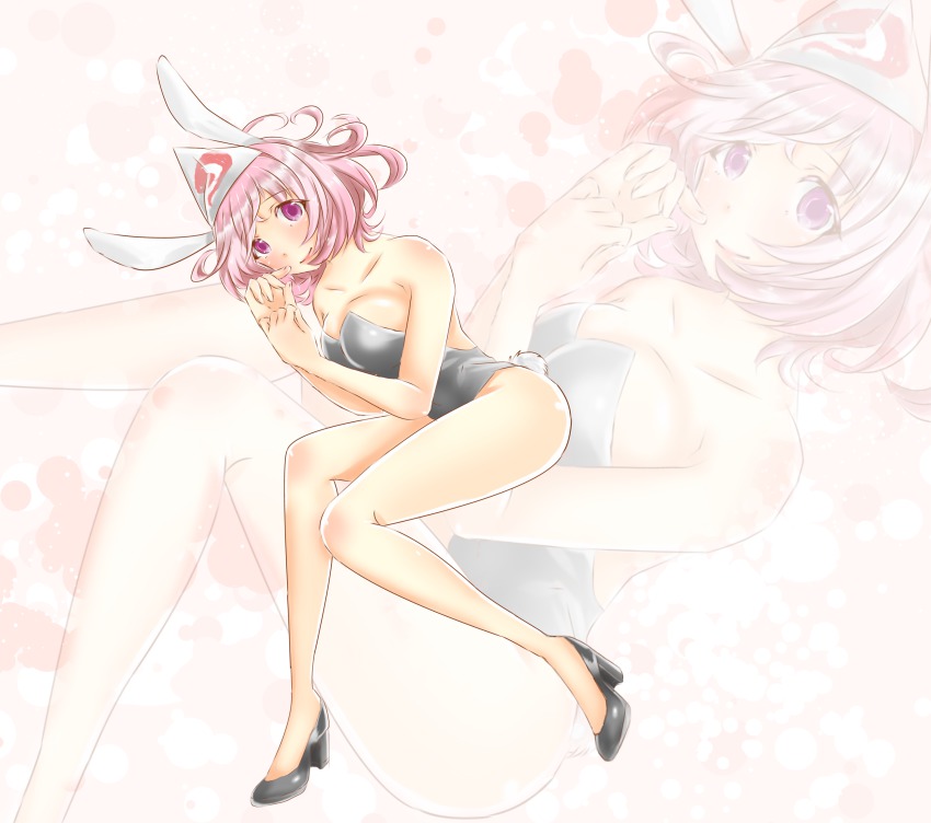 1girl, absurdres, animal_ears, bad_id, bad_pixiv_id, bare_legs, bow, bowtie