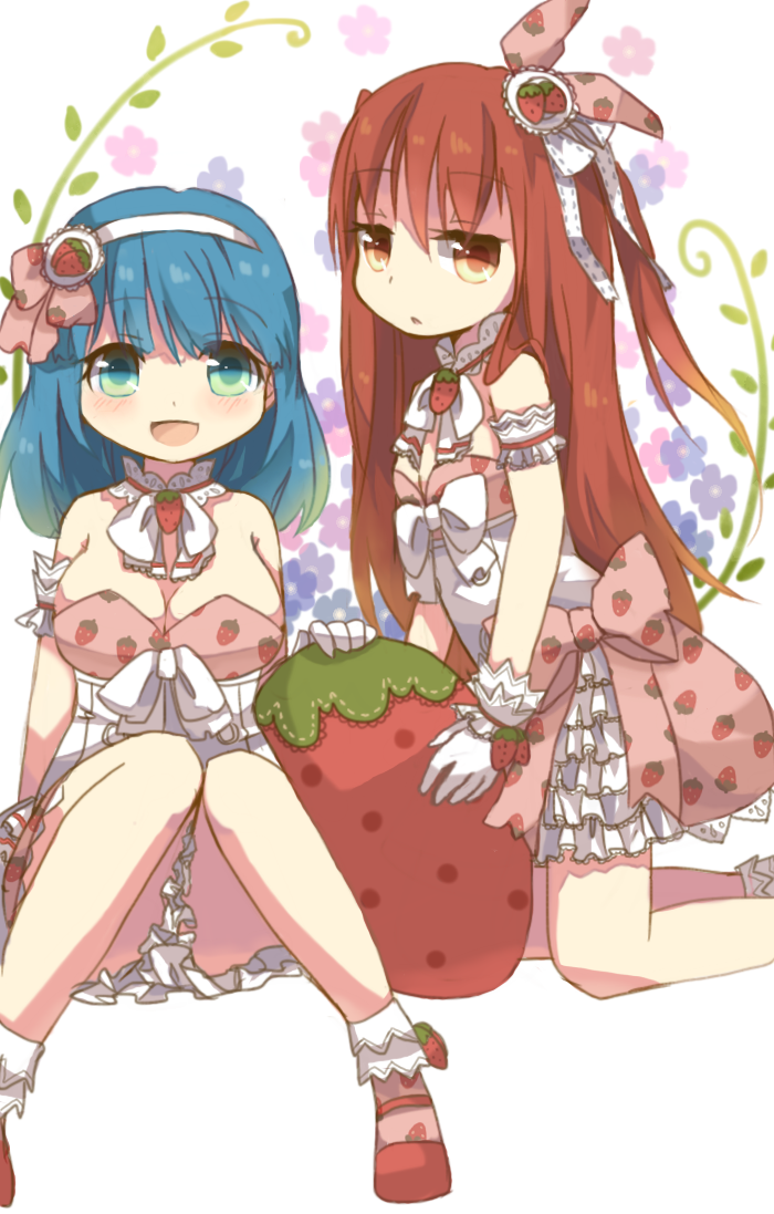 2girls, aka_no_ripika, alternate_costume, ao_no_rupika, bad_id, bad_pixiv_id, beatmania_iidx, beatmania_iidx_20_tricoro