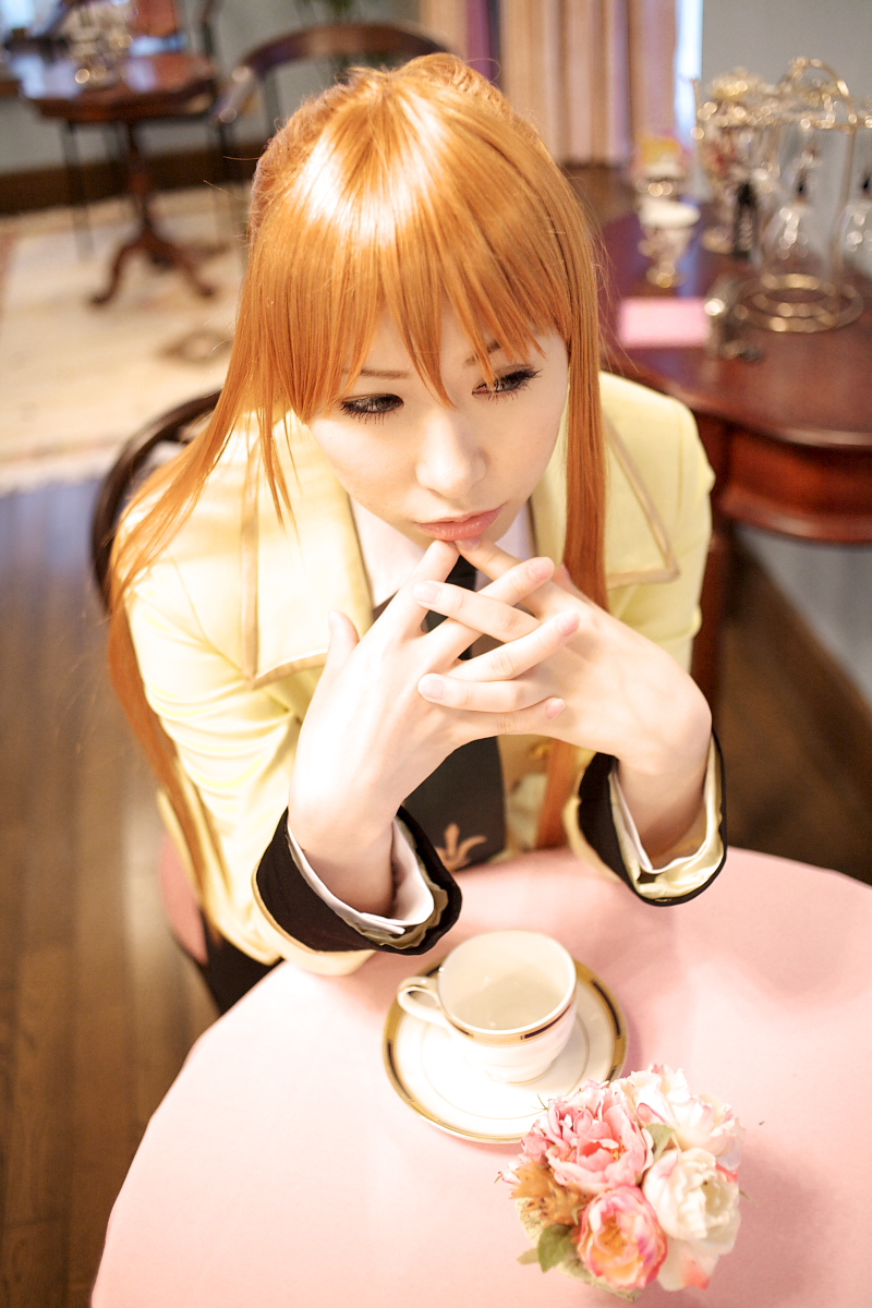 1girl, blazer, chippi, code_geass, cosplay, east_asian, female_focus, highres