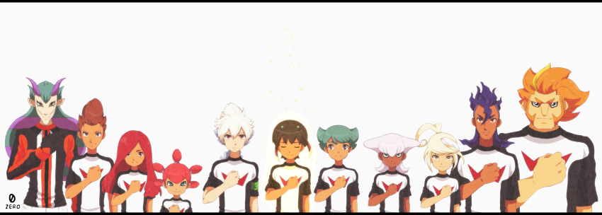 6+boys, aqua_hair, bad_id, bad_pixiv_id, blonde_hair, bou_erika, ejima_kazuya, everyone