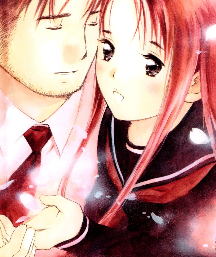 1boy, 1girl, age_difference, black_hair, brother_and_sister, couple, hetero, incest