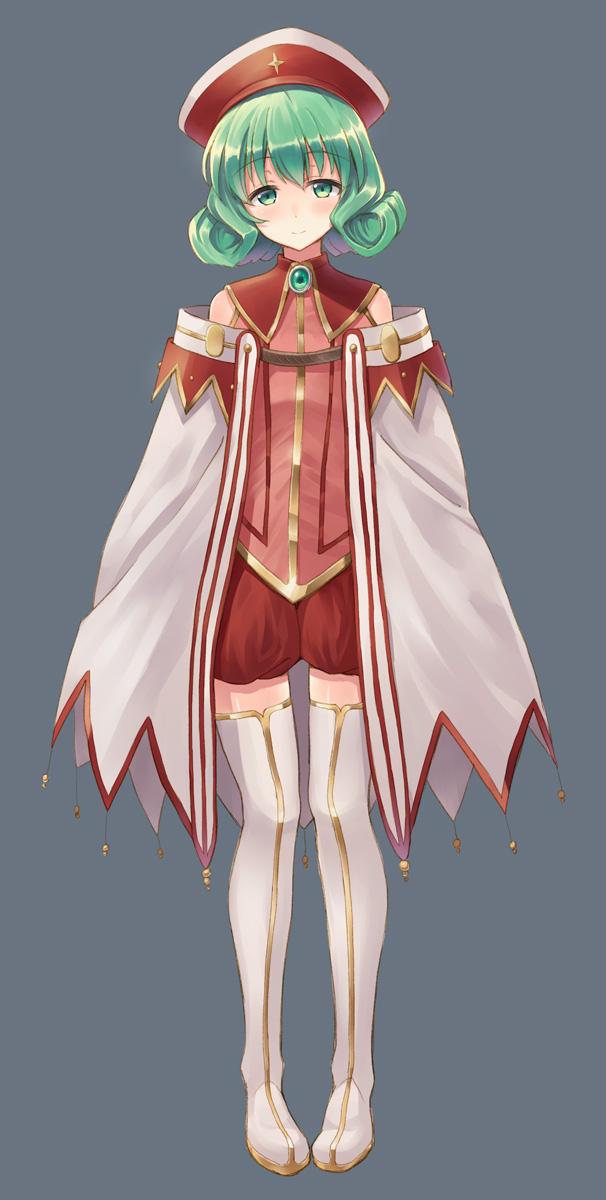 1girl, bare_shoulders, blush, boots, brooch, cape, emerada_etuva, female_focus