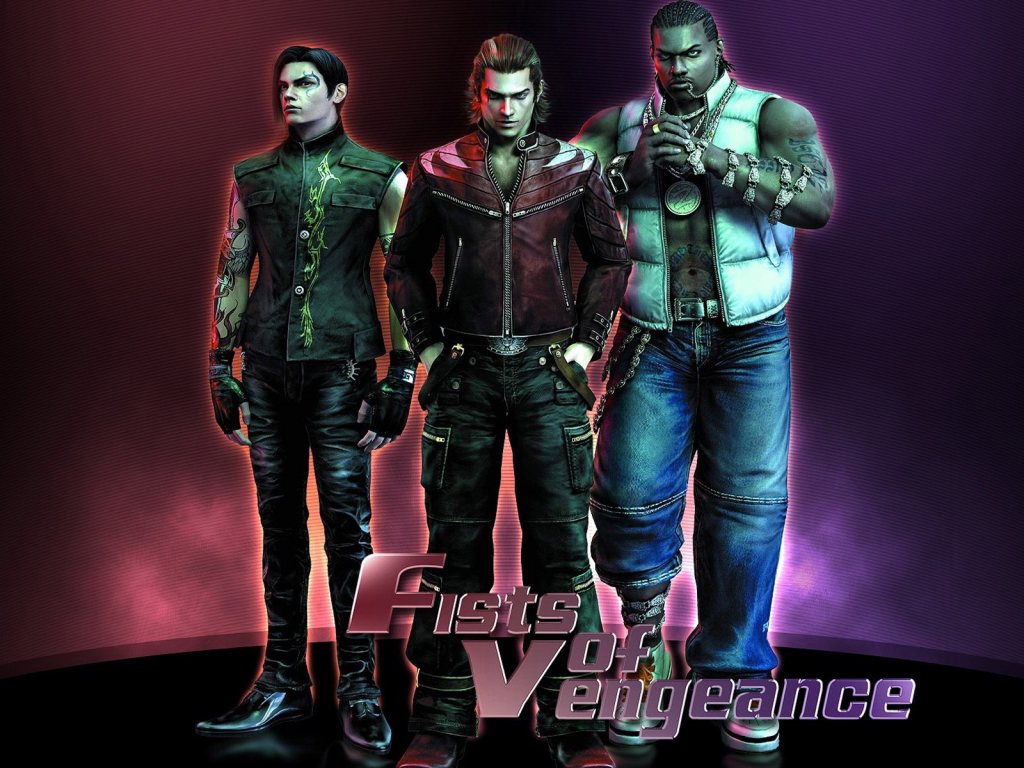 3boys, aaron, beat_down_fists_of_vengeance, capcom, jason_g, male_focus, multiple_boys, raven_(beat_down)