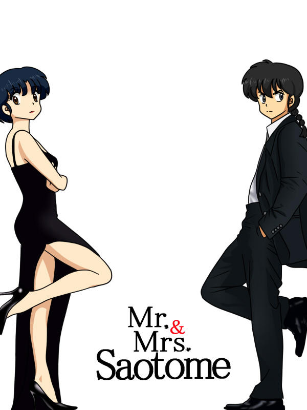 1boy, 1girl, black_hair, blue_hair, braid, couple, high_heels, lum10