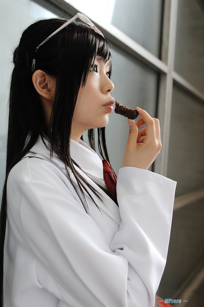 1girl, ace_attorney, apollo_justice_ace_attorney, black_hair, blue_eyes, capcom, color_contacts, cosplay