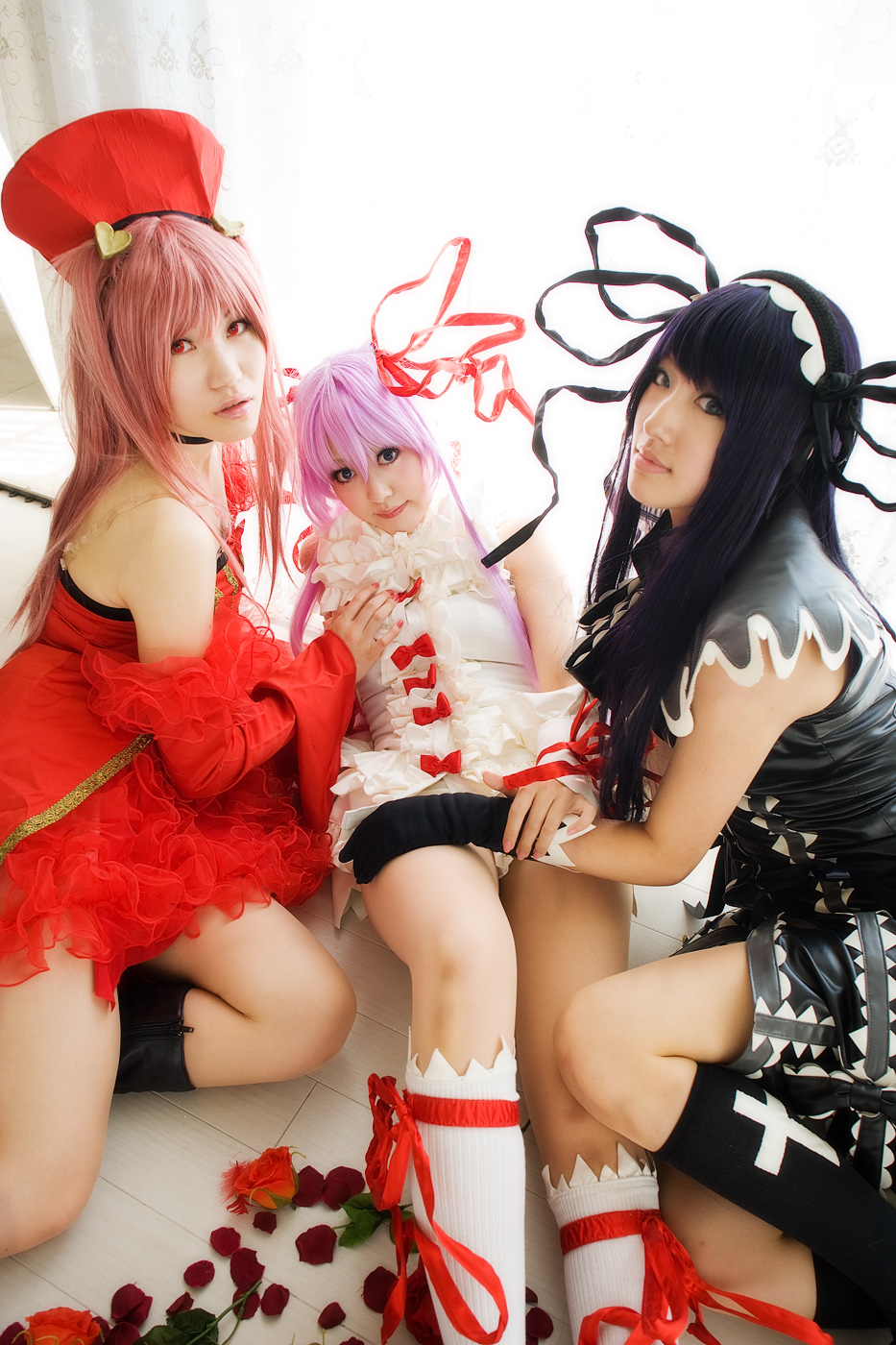 al_azif_(demonbane), another_blood, boots, cosplay, cuffs, demonbane, dress, etheldreda