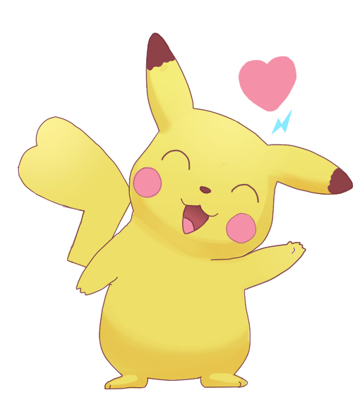 gen_1_pokemon, heart, nintendo, okiara, pikachu, pokemon, pokemon_(creature), tagme