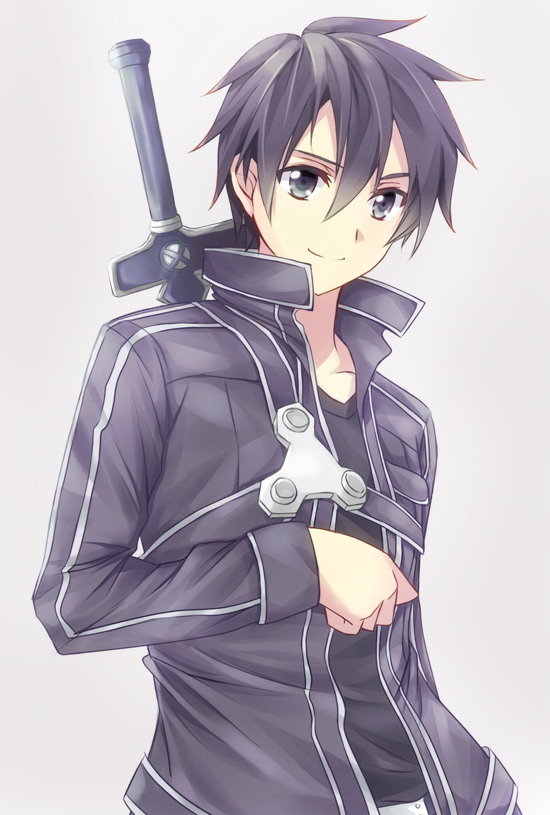 10s, 1boy, black_eyes, black_hair, kirito, male_focus, misuzu_(iridescence), short_hair