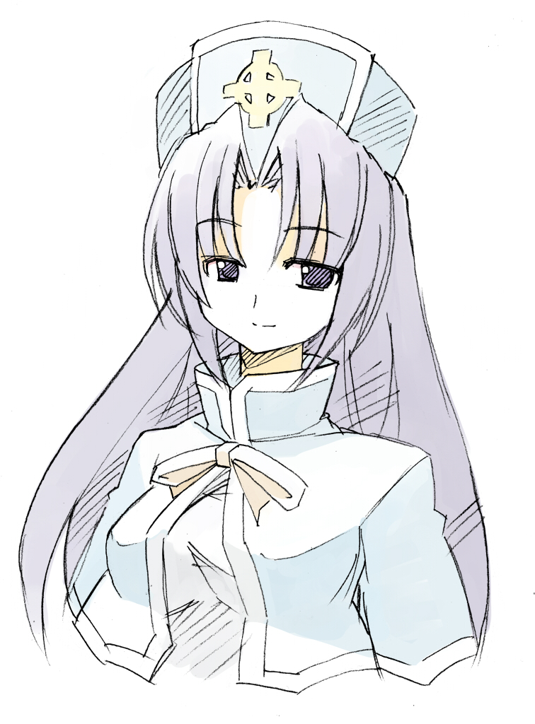 1girl, breasts, eliza_(yunzo), female_focus, hat, long_hair, looking_at_viewer, original