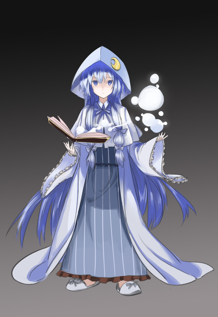 1girl, absurdres, alternate_costume, baijiin_poison, book, bow, capelet, coat