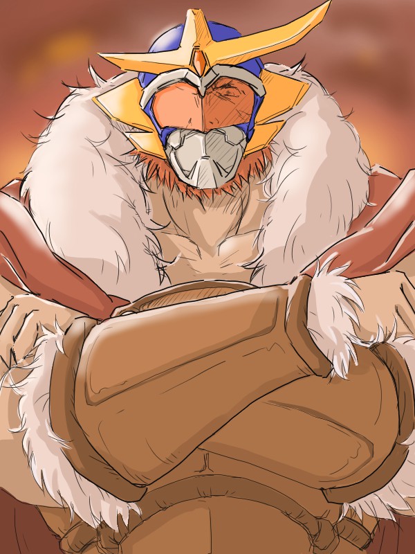 1boy, beard, cape, creator_connection, facial_hair, fate/zero, fate_(series), iskandar_(fate)