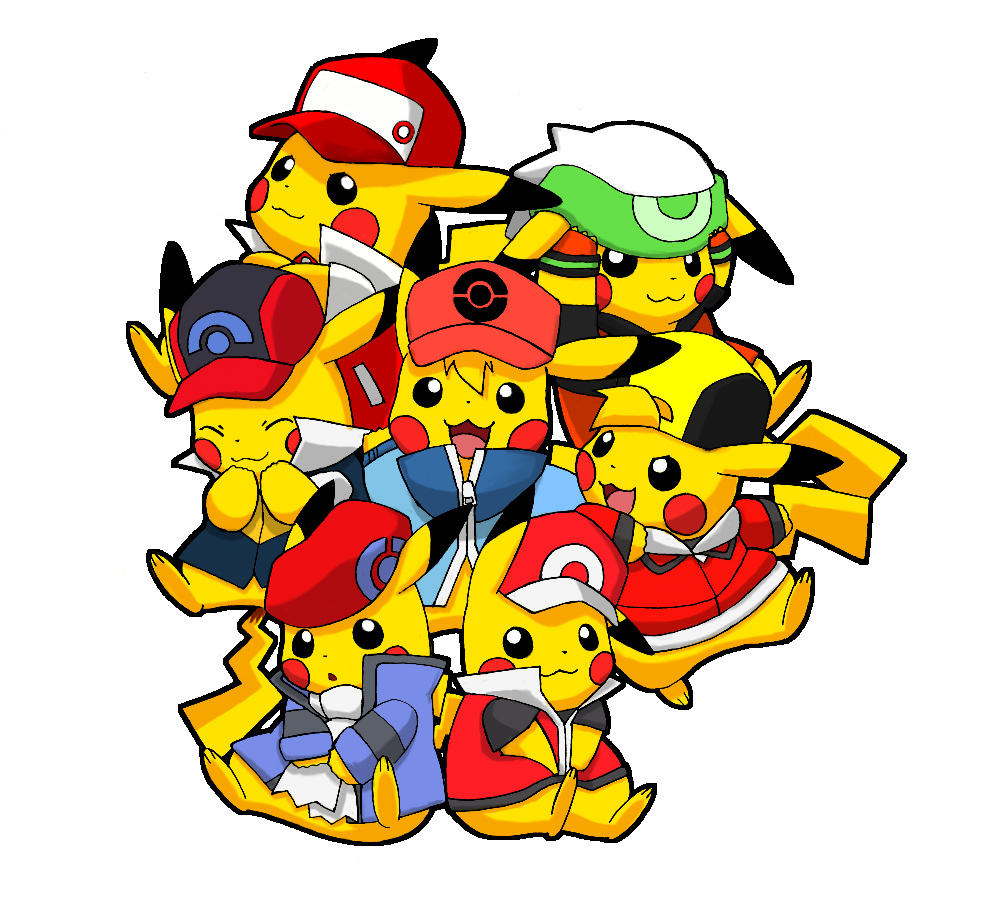ash_ketchum, ash_ketchum_(cosplay), beanie, brendan_(pokemon), brendan_(pokemon)_(cosplay), clothed_pokemon, cosplay, ethan_(pokemon)