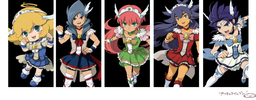 5boys, alternate_hair_length, alternate_hairstyle, angelo_cabrini, angelo_gabrini, bad_id, bad_pixiv_id, blonde_hair