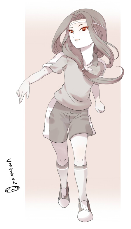 1boy, androgynous, bad_id, bad_pixiv_id, character_name, full_body, headband, inazuma_eleven_(series)