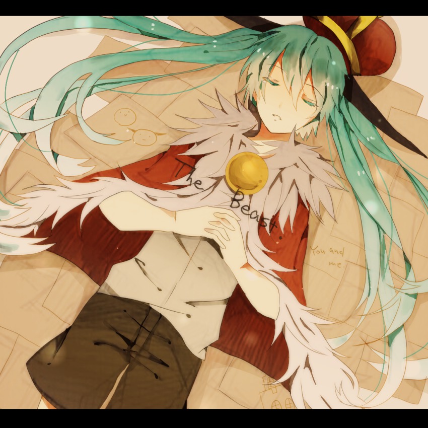 1girl, aqua_hair, cape, chomachi, closed_eyes, colored_eyelashes, crown, female_focus