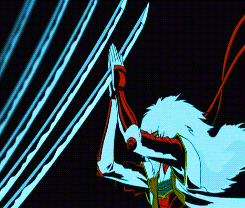 1girl, afterimage, animated, animated_gif, cis_(animatrix), female_focus, forehead_protector, katana, kawajiri_yoshiaki, limited_palette, long_hair, lowres, slow_motion, solo, sword, tagme, the_animatrix, the_matrix, very_long_hair, weapon