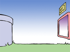 0_0, 1girl, akou_roushi, animated, animated_gif, black_hair, blush, bow_(weapon)