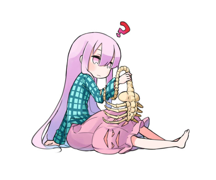 1girl, ?, alien, alien_(1979), alien_(series), barefoot, blank_eyes, blush