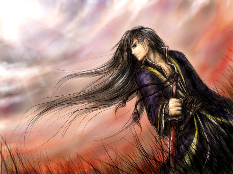 1boy, fire_emblem, fire_emblem:_the_blazing_blade, karel_(fire_emblem), long_hair, male_focus, nintendo, oviot