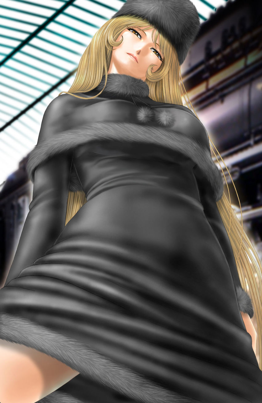 blonde_hair, ginga_tetsudou_999, highres, long_hair, long_image, maetel, tall_image, toten_(der_fuhrer)