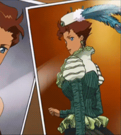 00s, 1girl, animated, animated_gif, brown_hair, igpx, liz_ricarro, lowres