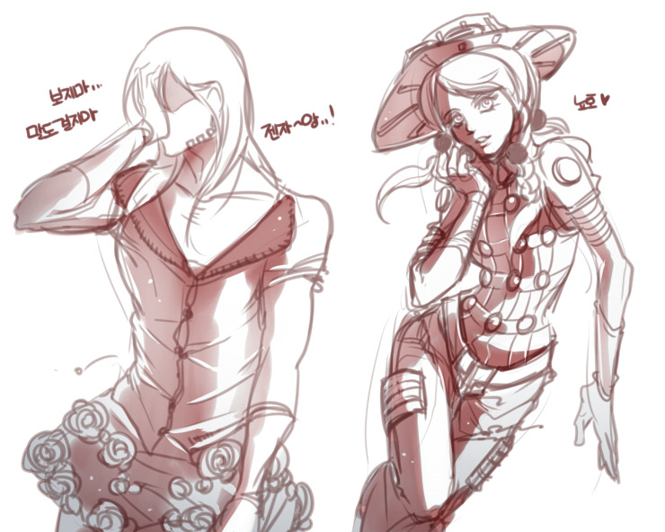 1boy, 1girl, cosplay, costume_switch, crossdressing, deyamiro, gyro_zeppeli, gyro_zeppeli_(cosplay)