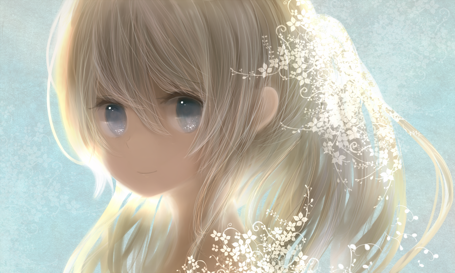 1girl, blonde_hair, blue_eyes, child, female_focus, koneko_mari, long_hair, looking_at_viewer