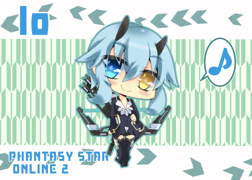 1girl, arrow_(projectile), blue_eyes, blue_hair, blush, bow_(weapon), character_name, chibi