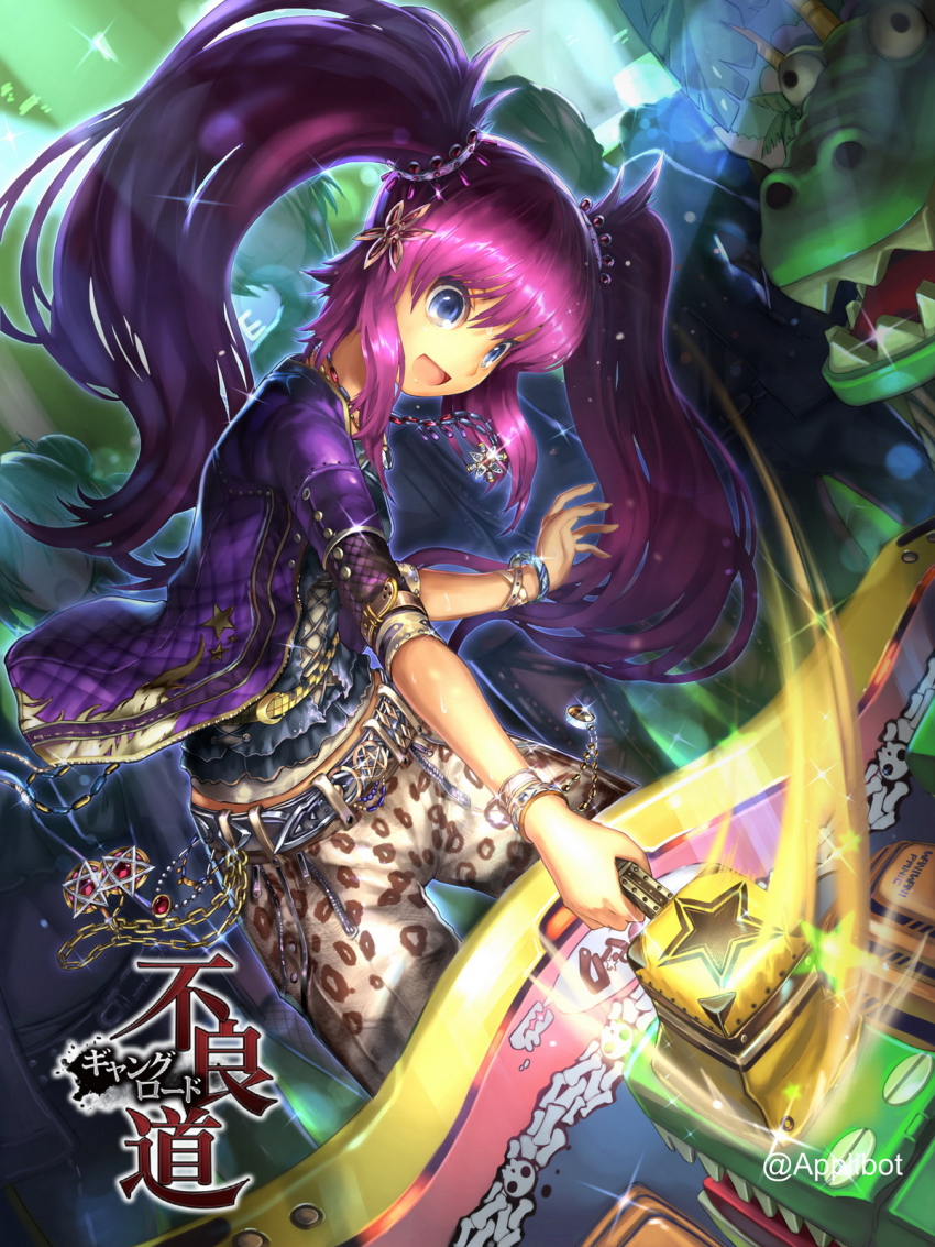 1girl, bad_id, bad_pixiv_id, blue_eyes, female_focus, furyou_michi_~gang_road~, highres, long_hair