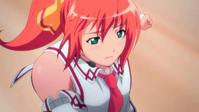10s, 1girl, animated, animated_gif, bare_shoulders, blush, closed_mouth, female_focus