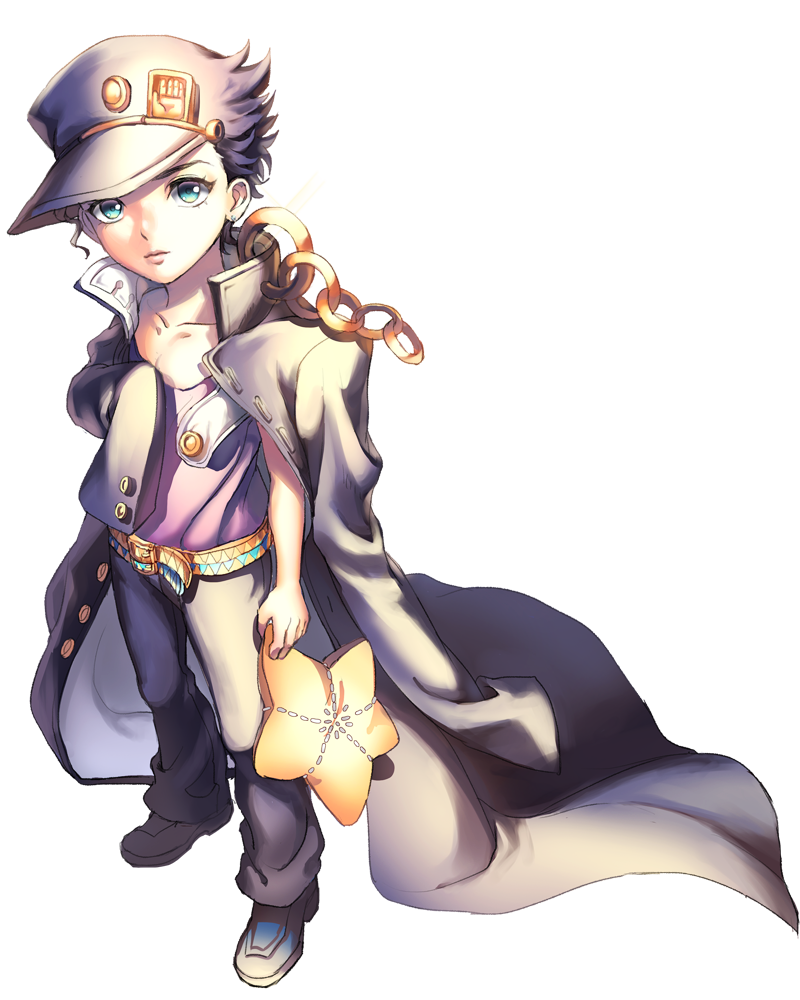 1boy, age_regression, bad_id, bad_pixiv_id, black_hair, full_body, gakuran, green_eyes