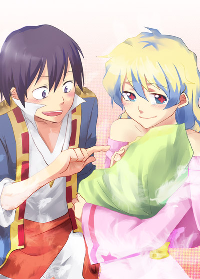 00s, 1boy, 1girl, baby, couple, good_end, happy, hetero