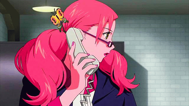 10s, 1girl, animated, animated_gif, chouno_ageha, female_focus, green_eyes, nail_polish