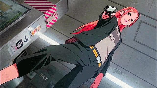 10s, 1girl, ahoge, animated, animated_gif, blazer, dutch_angle, erari_quinn