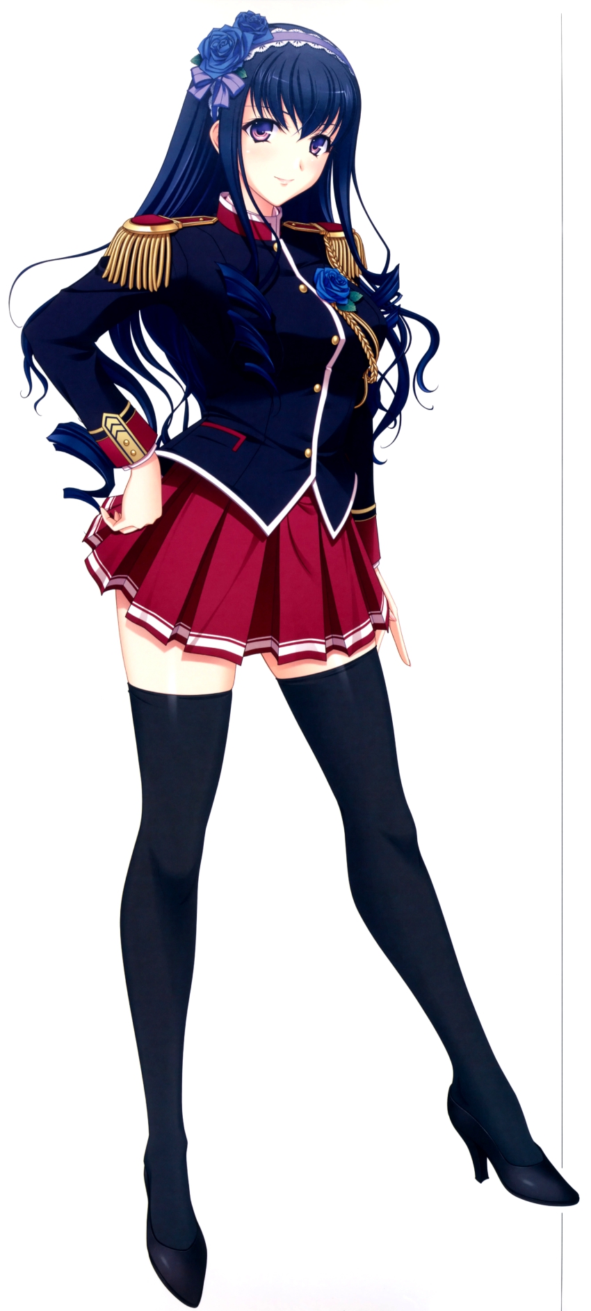 10s, 1girl, absurdres, alice_weinberg, blue_hair, highres, komori_kei, peliazulyp