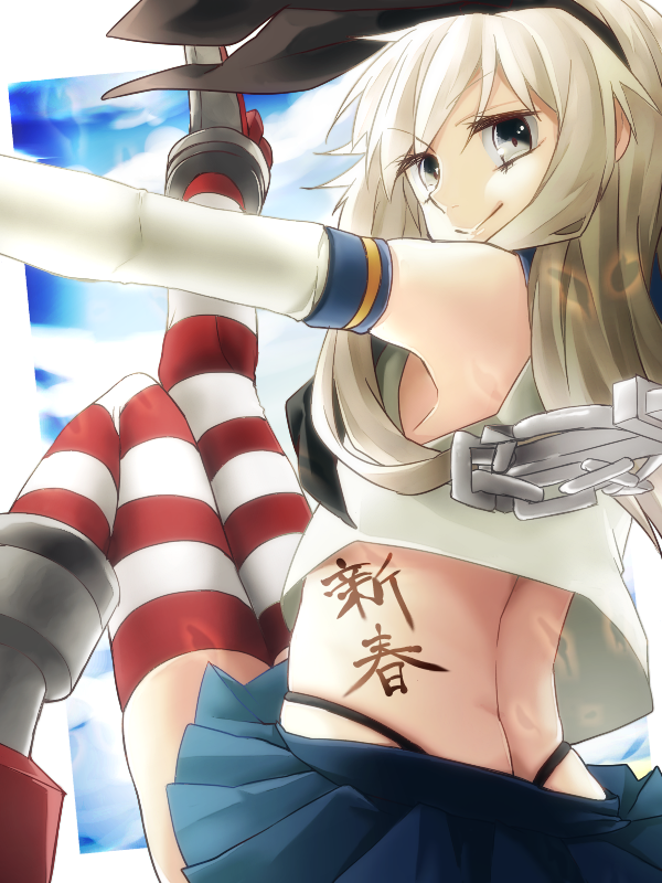 10s, 1girl, bad_id, bad_pixiv_id, blonde_hair, elbow_gloves, female_focus, gloves