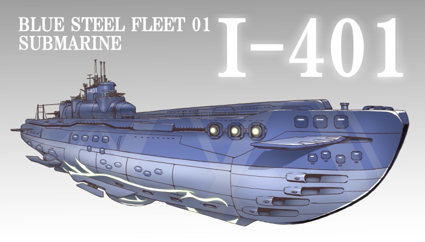 10s, aoki_hagane_no_arpeggio, blue_background, gradient_background, i-400-class-submarine, i-401, i-401_(aoki_hagane_no_arpeggio), iona_(aoki_hagane_no_arpeggio)