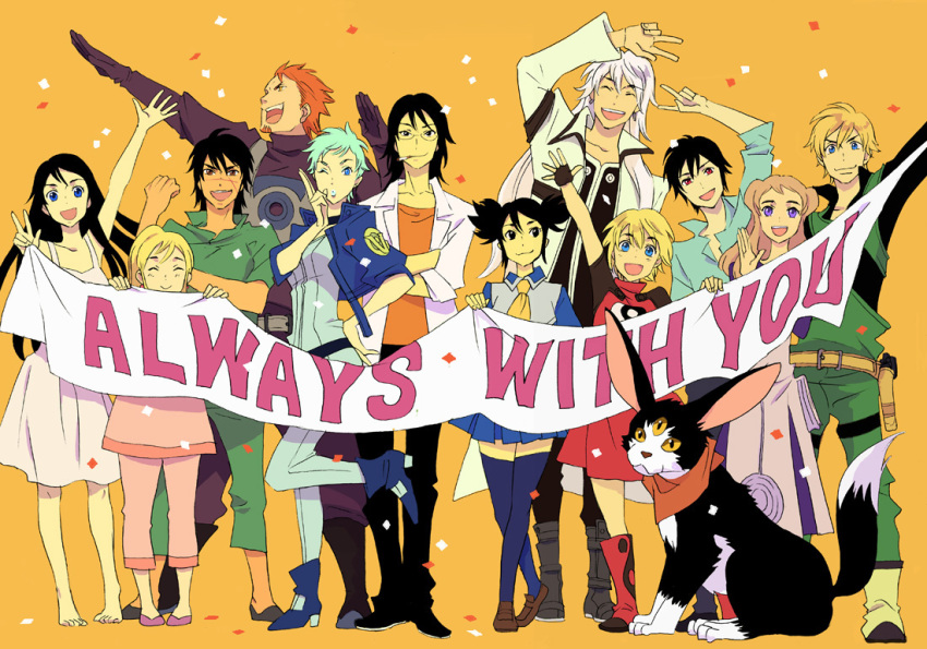 6+boys, 6+girls, annotated, aqua_hair, ayla_ulfan, black_hair, blonde_hair, blue_eyes