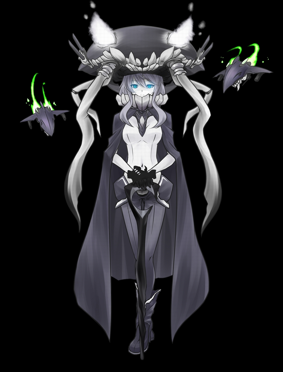 10s, 1girl, abyssal_ship, aircraft, bad_id, bad_pixiv_id, black_background, black_pants