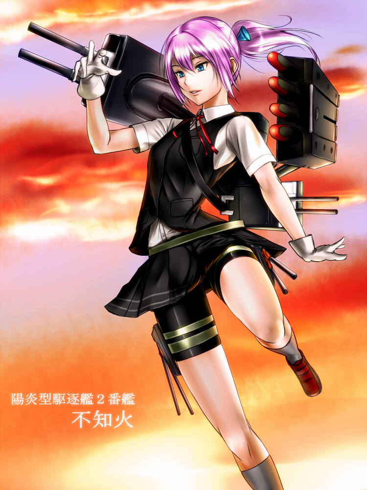 10s, 1girl, bike_shorts, bike_shorts_under_skirt, blouse, blue_eyes, collared_shirt, female_focus