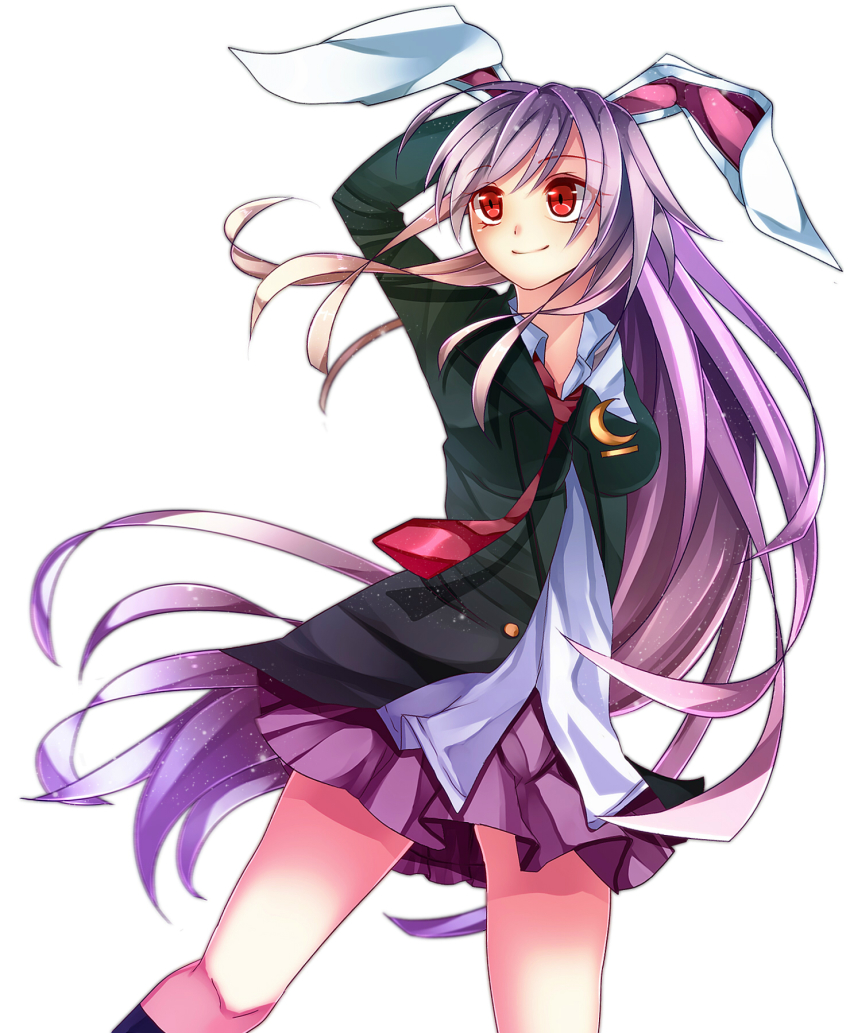 1girl, animal_ears, aru16, blazer, blush, breasts, female_focus, highres