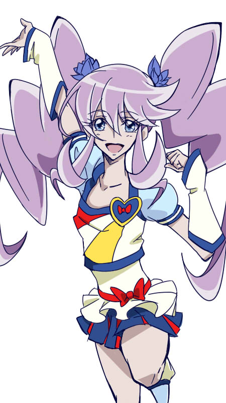 1girl, arm_warmers, blue_eyes, blue_flower, blue_rose, blue_skirt, boots, bow