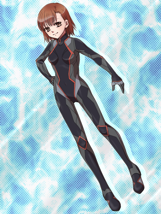 1girl, bodysuit, brown_eyes, brown_hair, cosplay, female_focus, kawasumi_mahiro, mahiron