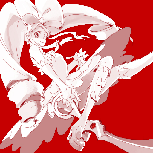 10s, 1girl, big_hair, blonde_hair, boots, bow, dress, drill_hair