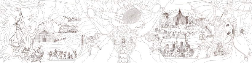 6+boys, 6+girls, absurdres, akemi_homura, akemi_homura_(magical_girl), alduin, alduin's_wall, asuka_yuuri