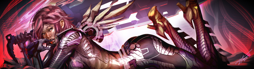 10s, ass, blue_eyes, bodysuit, final_fantasy, final_fantasy_xiii, finger_to_mouth, high_heels