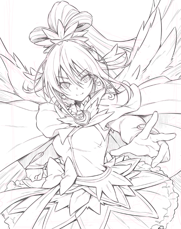 aida_mana, brooch, cure_heart, cure_heart_(parthenon_mode), dokidoki!_precure, heart, heart_brooch, jewelry