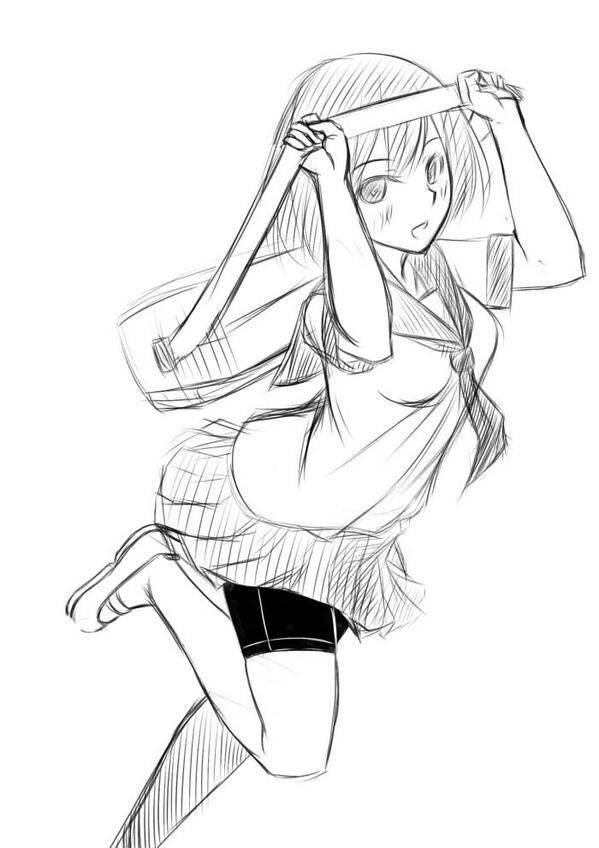 1girl, blush, breasts, female_focus, greyscale, isoro_(meian), isoro_(myouan), looking_at_viewer