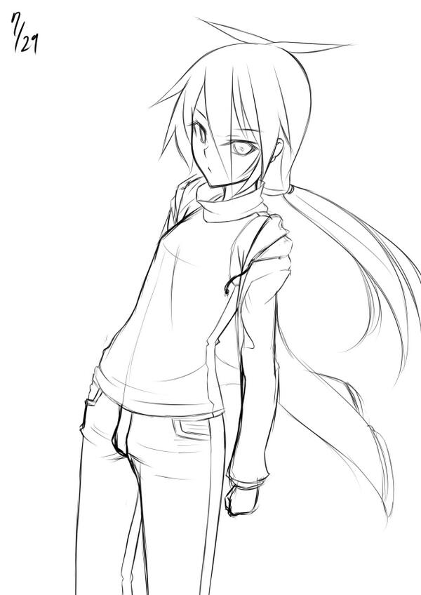 1girl, dated, female_focus, greyscale, meian, monochrome, myouan, original