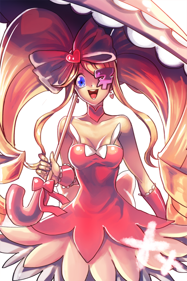 10s, 1girl, bad_id, bad_twitter_id, big_hair, blonde_hair, blue_eyes, bow